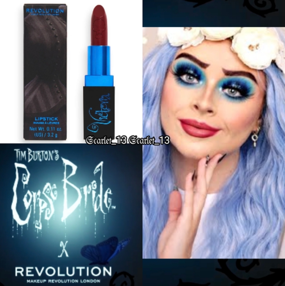 🆕 Corpse Bride × Revolution Limited Collection Victoria Lipstick